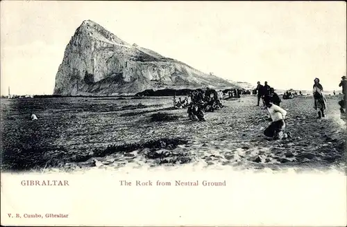 Ak Gibraltar, Der Felsen aus neutralem Boden
