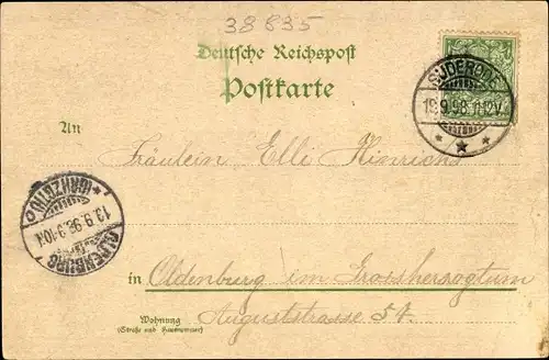 Litho Bad Suderode Quedlinburg im Harz, Stubenberg, Victorshöhe, Felsenkeller