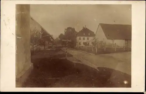 Foto Ak Schernegg Massing in Niederbayern, Straßenpartie