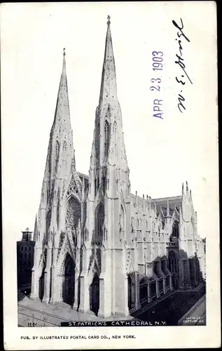 Ak New York City USA, St. Patricks Cathedral
