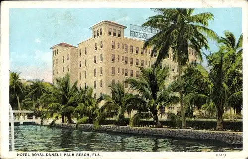 Ak Palm Beach Florida USA, Hotel Royal Daneli