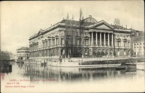 Ak Gent Gent Ostflandern, Gerichtsgebäude