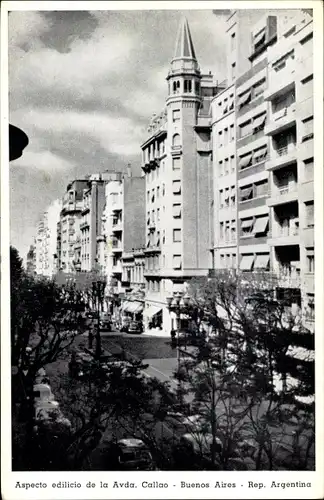 Ak Buenos Aires, Argentinien, Callao Avenue