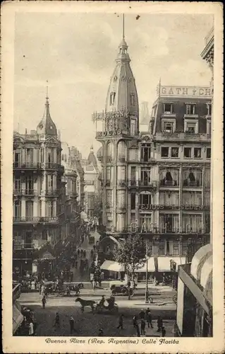 Ak Buenos Aires, Argentinien, Florida Street