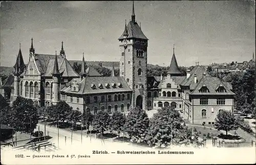 Ak Zürich, Schweizerisches Landesmuseum