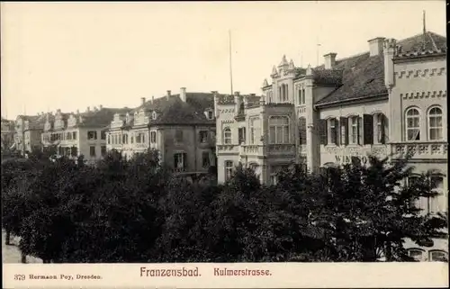 Ak Františkovy Lázně Franzensbad Region Karlsbad, Kulmerstraße