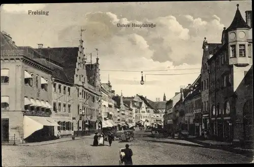 Ak Freising in Oberbayern, Untere Hauptstraße