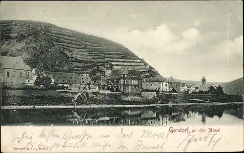 Ak Cobern Kobern Gondorf an der Mosel, Blick zu den Häusern