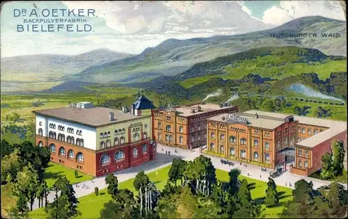 Ak Bielefeld in Nordrhein Westfalen, Dr. A. Oetker Backpulverfabrik