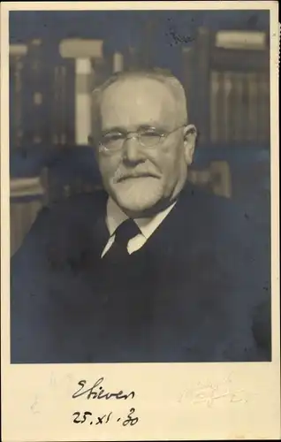 Foto Ak Eduard Georg Sievers, Linguist, Professor, Portrait