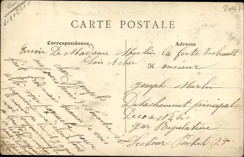 Ak La Ferté-Imbault Loir-et-Cher, Vue generale