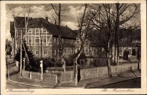 Ak Hermannsburg Südheide in der Lüneburger Heide, Altes Missionshaus
