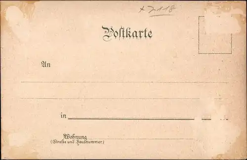 Litho Künzelsau am Kocher Hohenlohekreis, Post, Seminar, Bahnhof, Gleisseite, Totalansicht