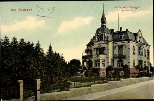 Ak Bad Kissingen Unterfranken Bayern, Villa Weinberger