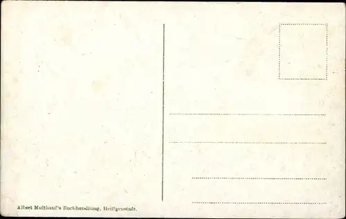 Ak Heilbad Heiligenstadt Eichsfeld Thüringen, untere Wilhelmstraße, Lokal Heinrich Rust, Kirche