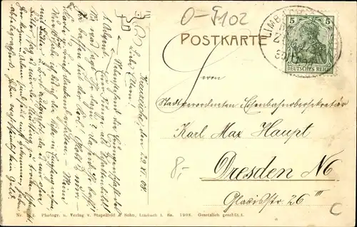 Ak Limbach in Sachsen, Chemnitzerstraße