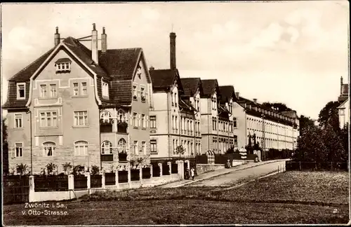 Ak Zwönitz im Erzgebirge Sachsen, von-Otto-Straße