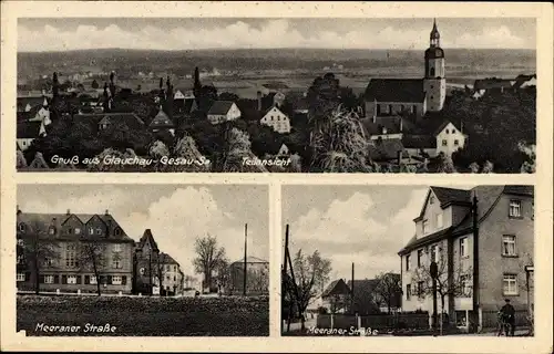 Ak Glauchau in Sachsen, Meeraner Straße