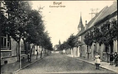 Ak Bürgel in Thüringen, Eisenberger-Straße
