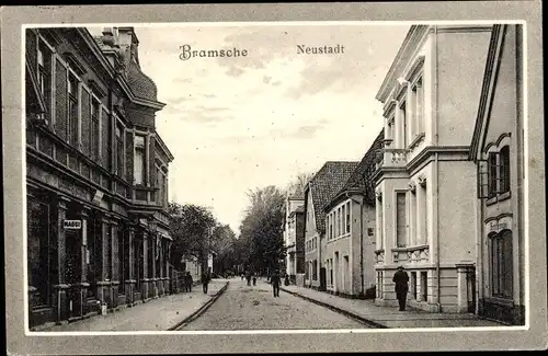 Ak Bramsche in Niedersachsen Neustadt, Straßenpartie