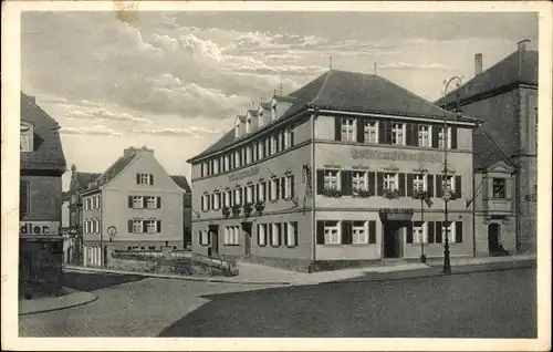 Ak Bayreuth in Oberfranken, Gasthof zum goldenen Hirsch