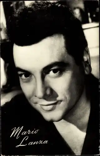 Ak Schauspieler und Opernsänger Mario Lanza, Portrait