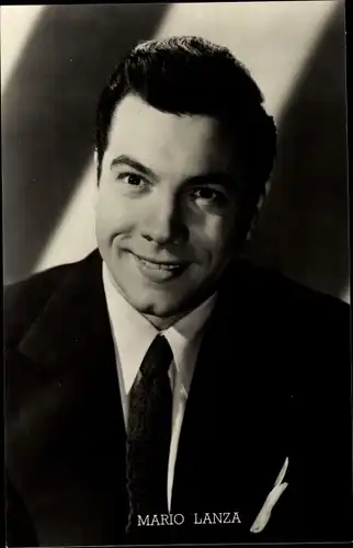 Ak Schauspiele Mario Lanza, Portrait