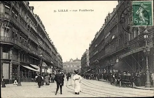 Ak Lille Nord, Rue Faidherbe