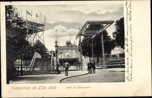 Ak Lille Nord, Ausstellung 1902, Porte du Ramponeau