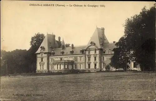 Ak Orbais l'Abbaye Marne, Le Chateau de Coupigny
