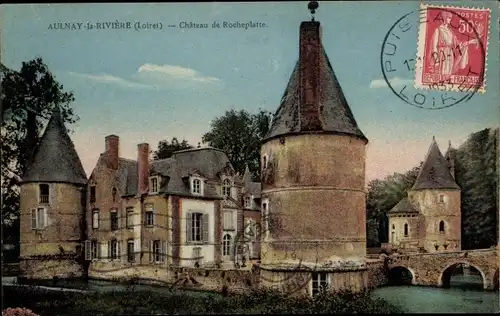 Ak Aulnay-la-Riviere Loiret, Chateau de Rocheplatte