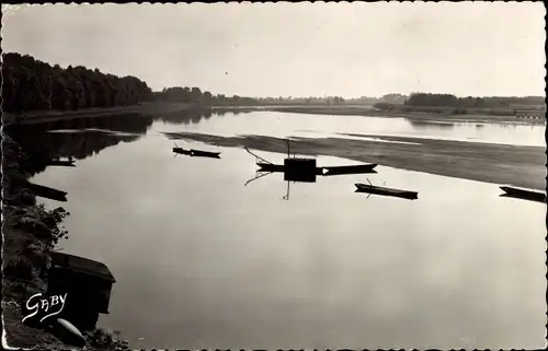 Ak Chateauneuf sur Loire Loiret, La Loire