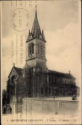 Ak Bourbonne les Bains Haute Marne, Kirche, L’Abside