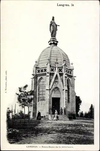 Ak Langres Haute Marne, Notre-Dame de la Devirance