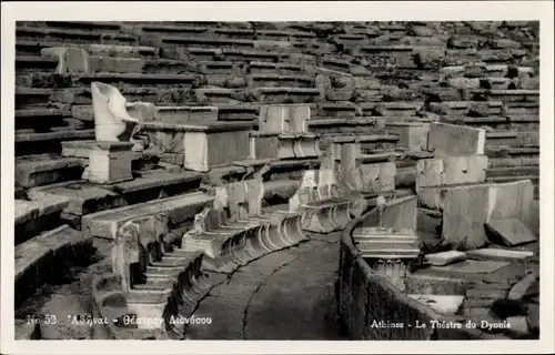 Ak Athen Griechenland, Theater des Dionysius