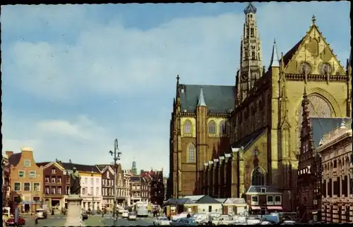 Ak Haarlem Nordholland Niederlande, Grote Kerk