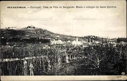 Ak Felgueiras Portugal, Blick auf Villa de Margaride, Monte e Collegio de Santa Quiteria