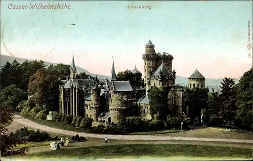 Ak Bad Wilhelmshöhe Kassel in Hessen, Löwenburg