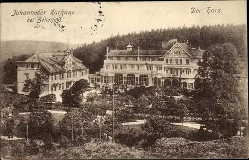 Ak Clausthal Zellerfeld im Oberharz, Johanneser Kurhaus