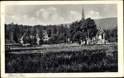 Ak Elend Oberharz am Brocken, Teilansicht