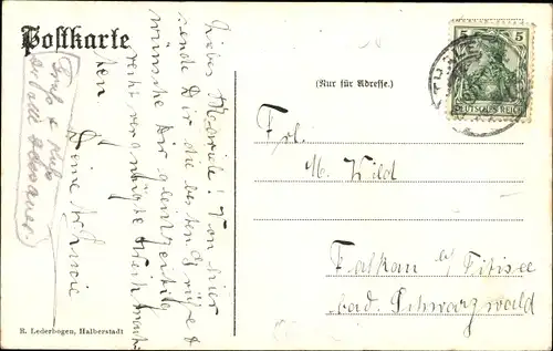 Ak Thale im Harz, Hotel Hexentanzplatz