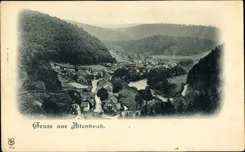 Ak Altenbrak Thale im Harz, Gesamtansicht