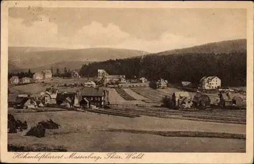 Ak Masserberg Thür. Wald, Gesamtansicht