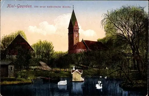 Ak Gaarden Kiel, Neue katholische Kirche