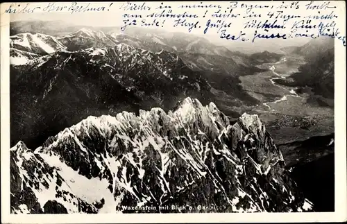 Ak Garmisch Partenkirchen in Oberbayern, Waxenstein