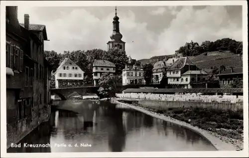 Ak Bad Kreuznach in Rheinland Pfalz, Nahe, Ortsansicht