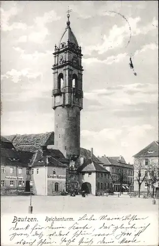 Ak Bautzen in der Oberlausitz, Reichenturm