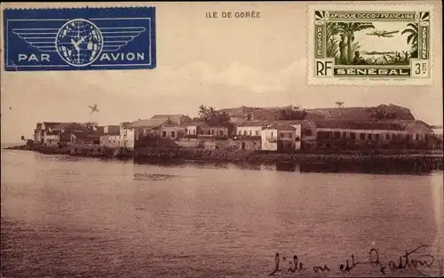 Ak Gorée Dakar Senegal, Gesamtansicht
