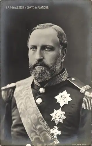 Ak Prinz Philipp von Belgien, Portrait
