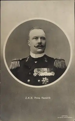 Ak Prinz Hendrik, Heinrich zu Mecklenburg, Portrait